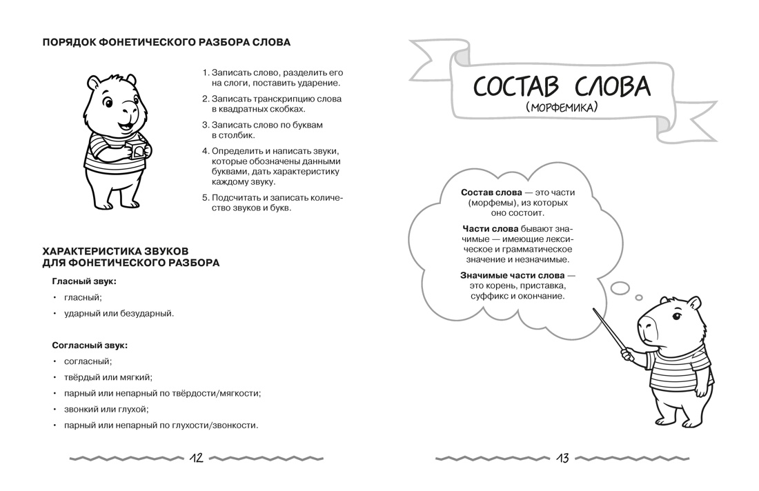 Вся начальная школа в таблицах и комиксах, Отрывок из книги
