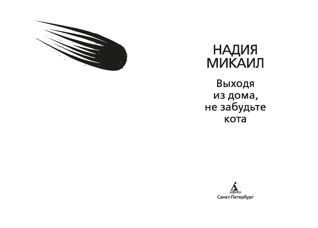 Выходя из дома, не забудьте кота, Надия Микаил