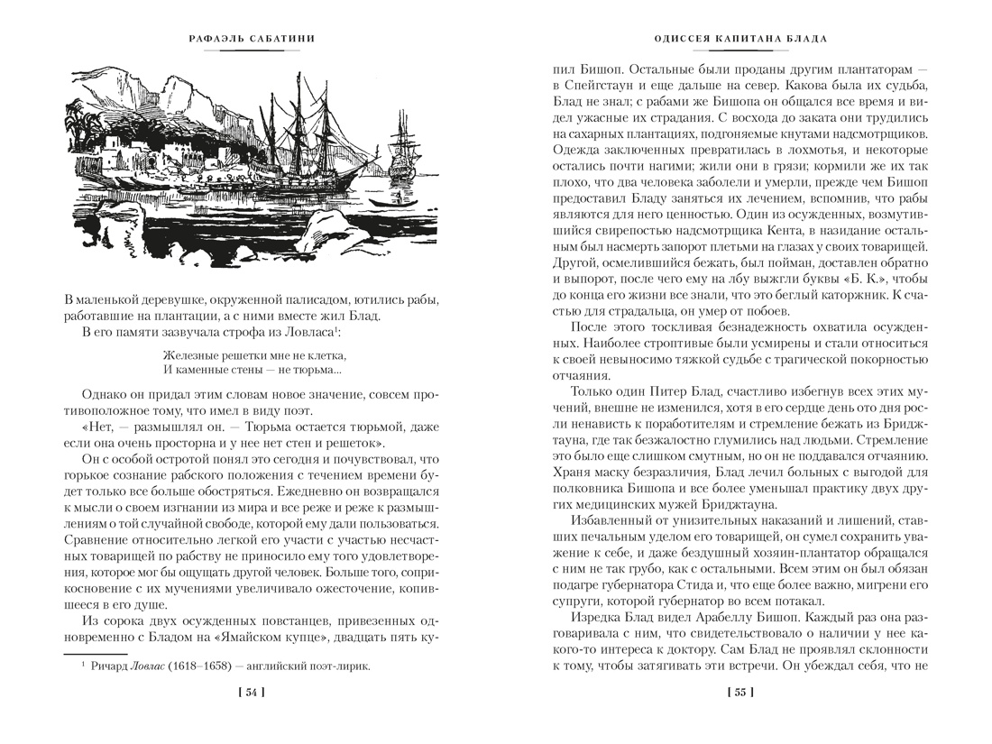 Приключения капитана Блада, Отрывок из книги