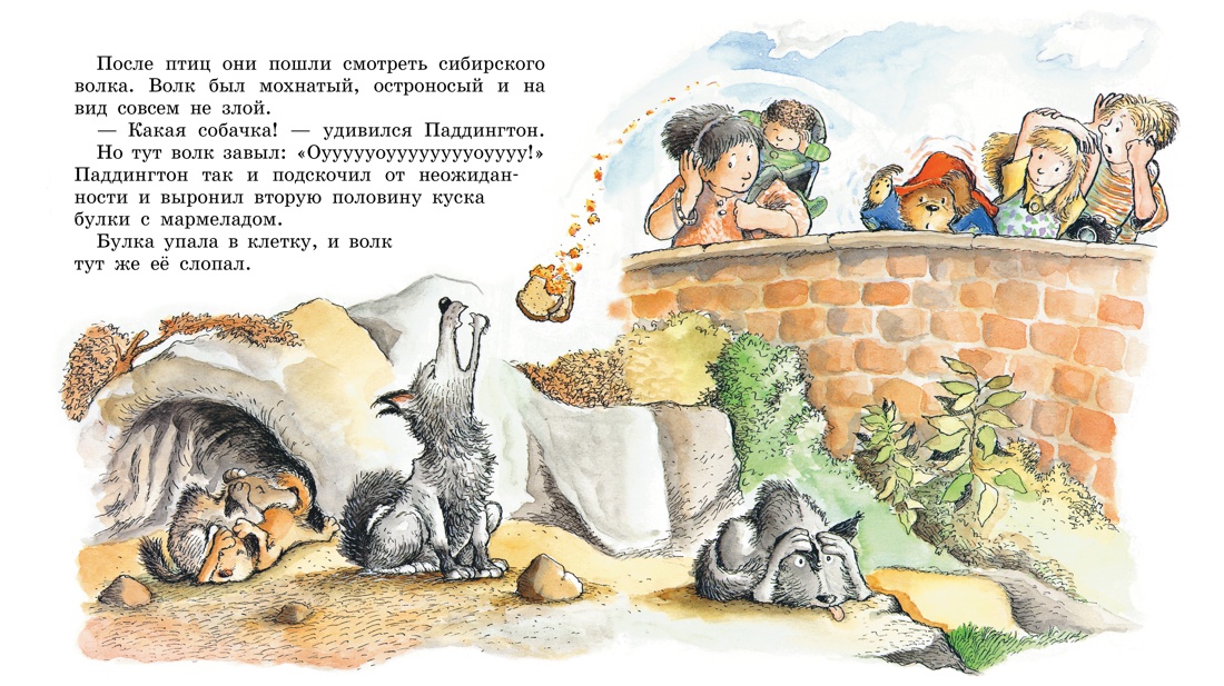 Медвежонок Паддингтон в зоопарке, Отрывок из книги