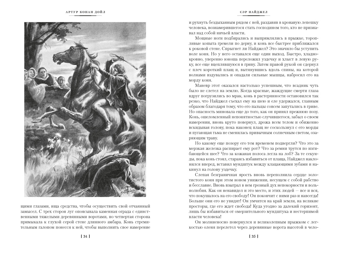 Сэр Найджел. Белый отряд. Изгнанники, Отрывок из книги