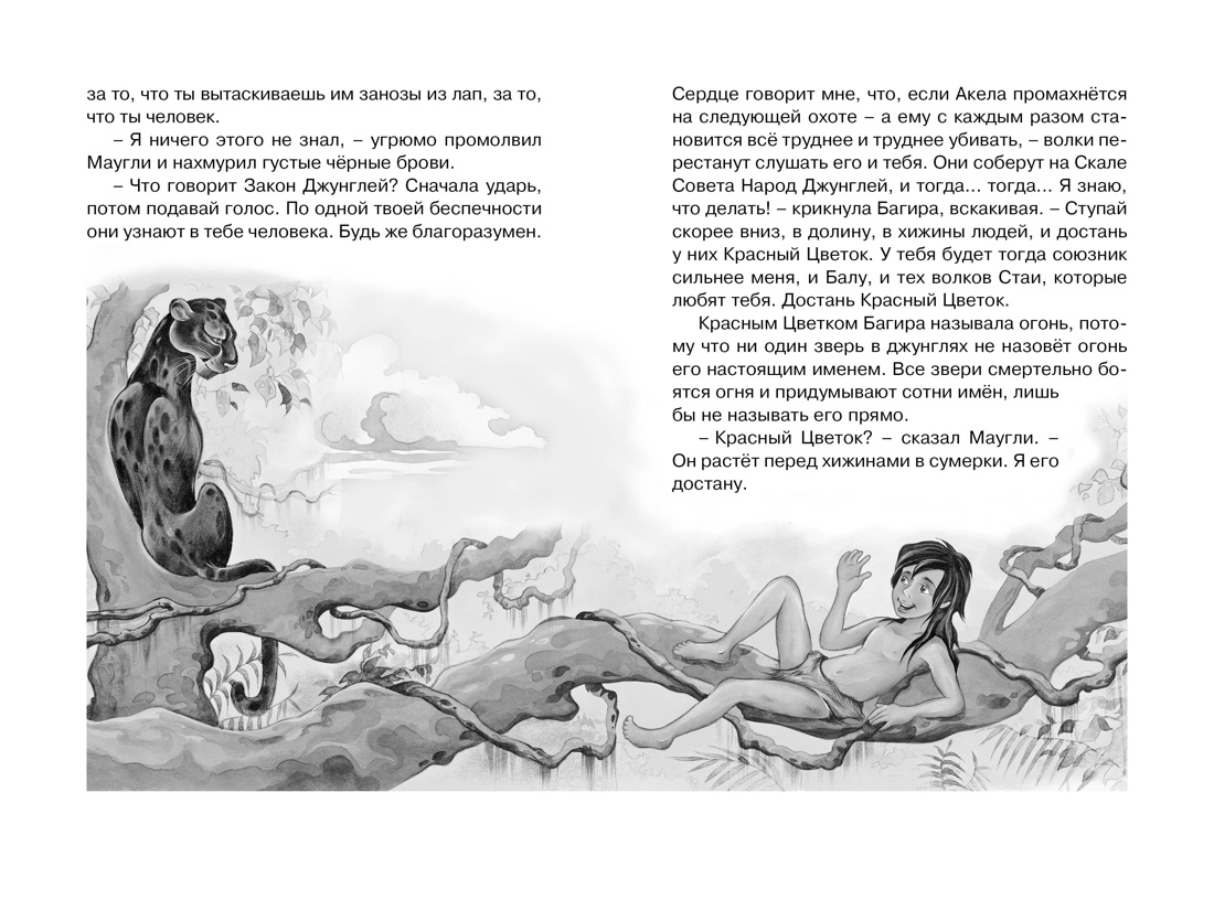 Маугли (илл. Нина Дарузес и др.), Редьярд Киплинг