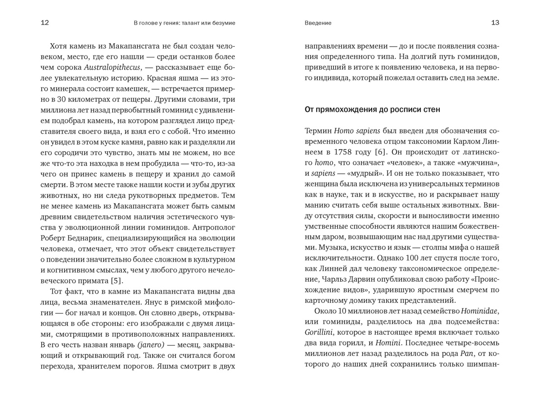 В голове у гения: талант или безумие, Отрывок из книги
