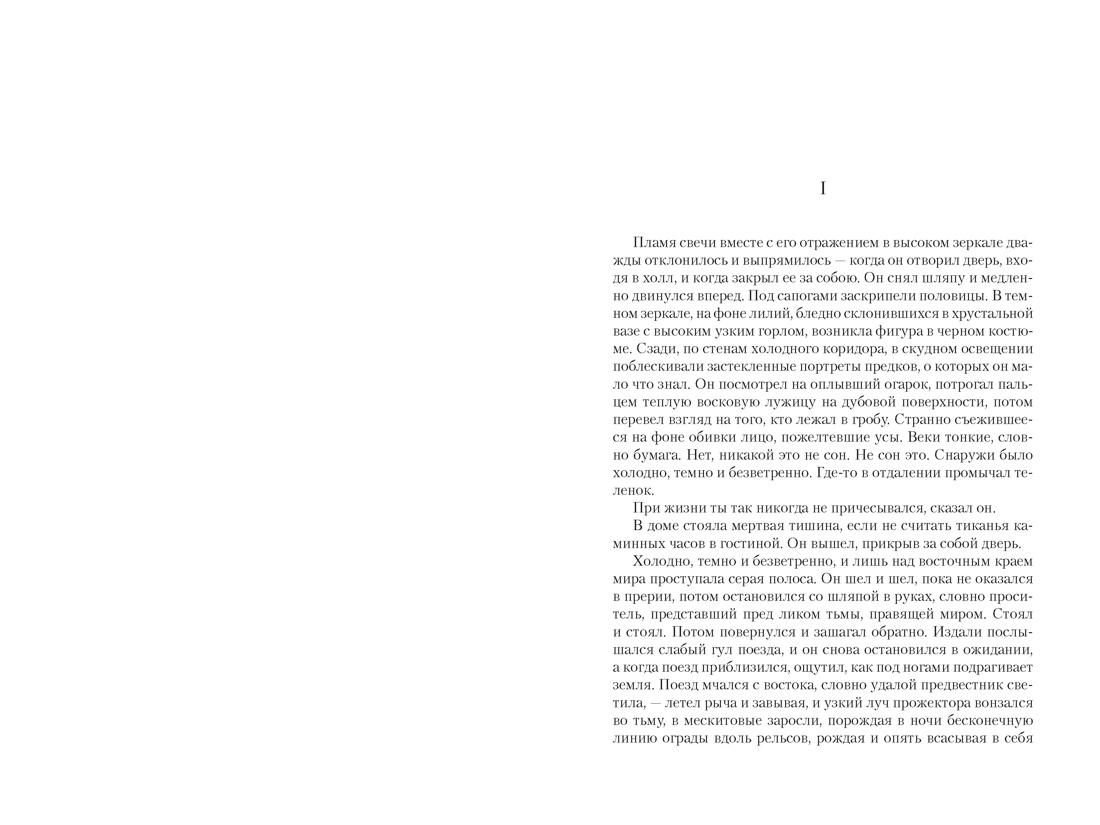 Пограничная трилогия, Отрывок из книги