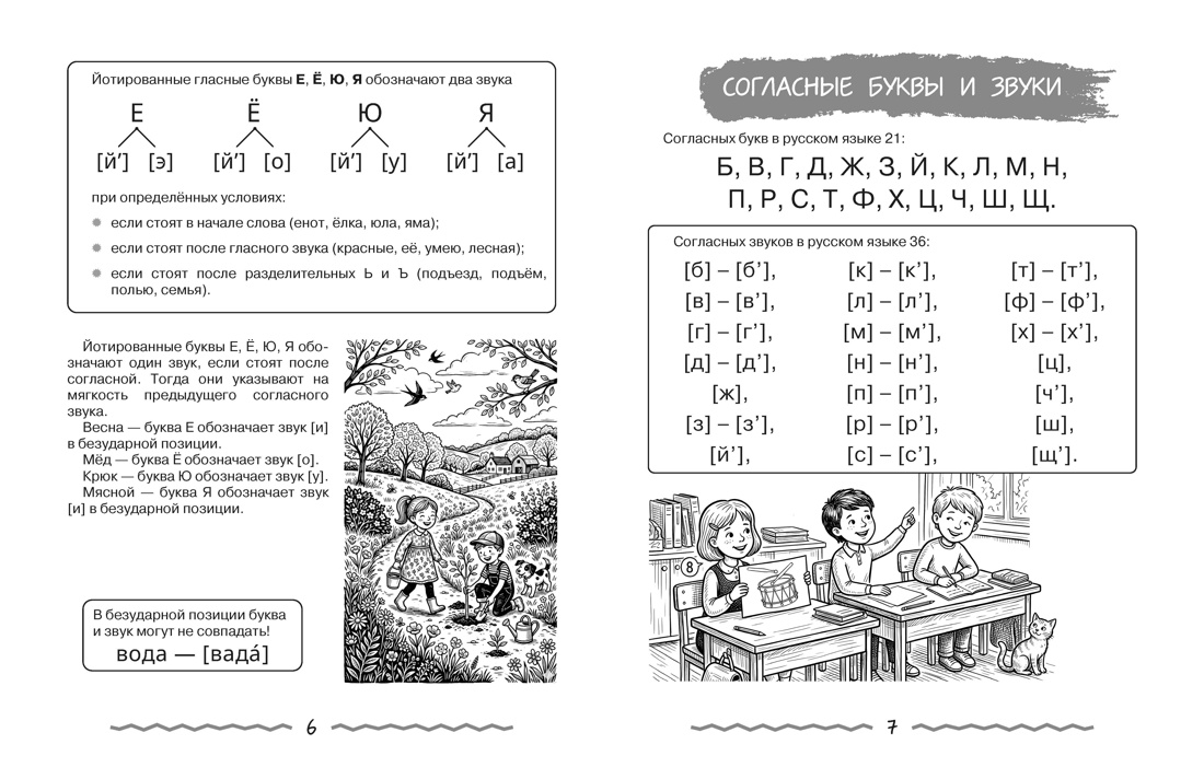 Вся начальная школа в таблицах и комиксах, Отрывок из книги
