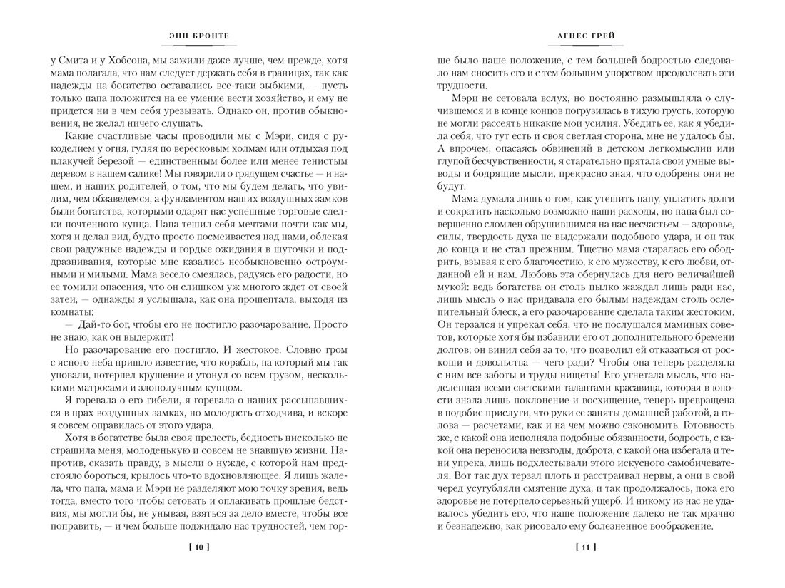 Агнес Грей. Незнакомка из Уайлдфелл-Холла. Стихотворения (с иллюстрациями), Отрывок из книги