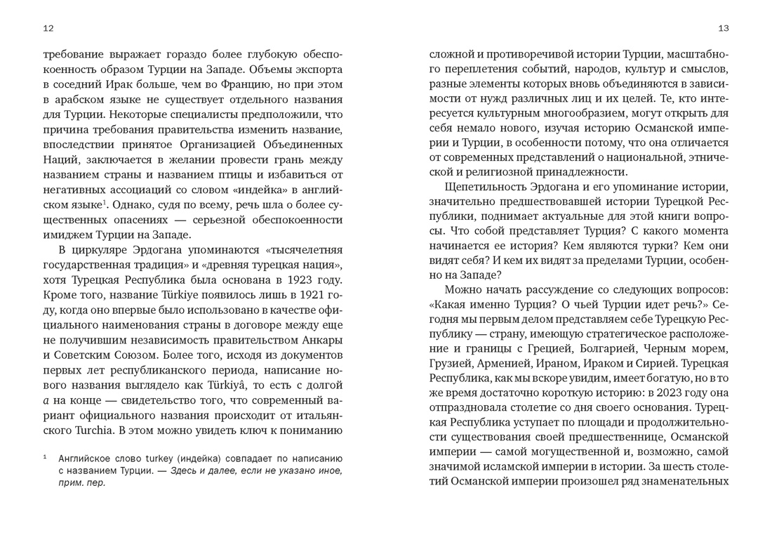 Краткая история Турции, Отрывок из книги