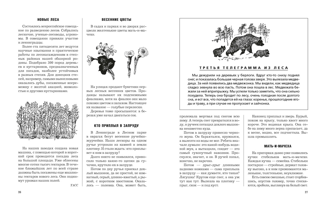 Лесная газета, Отрывок из книги
