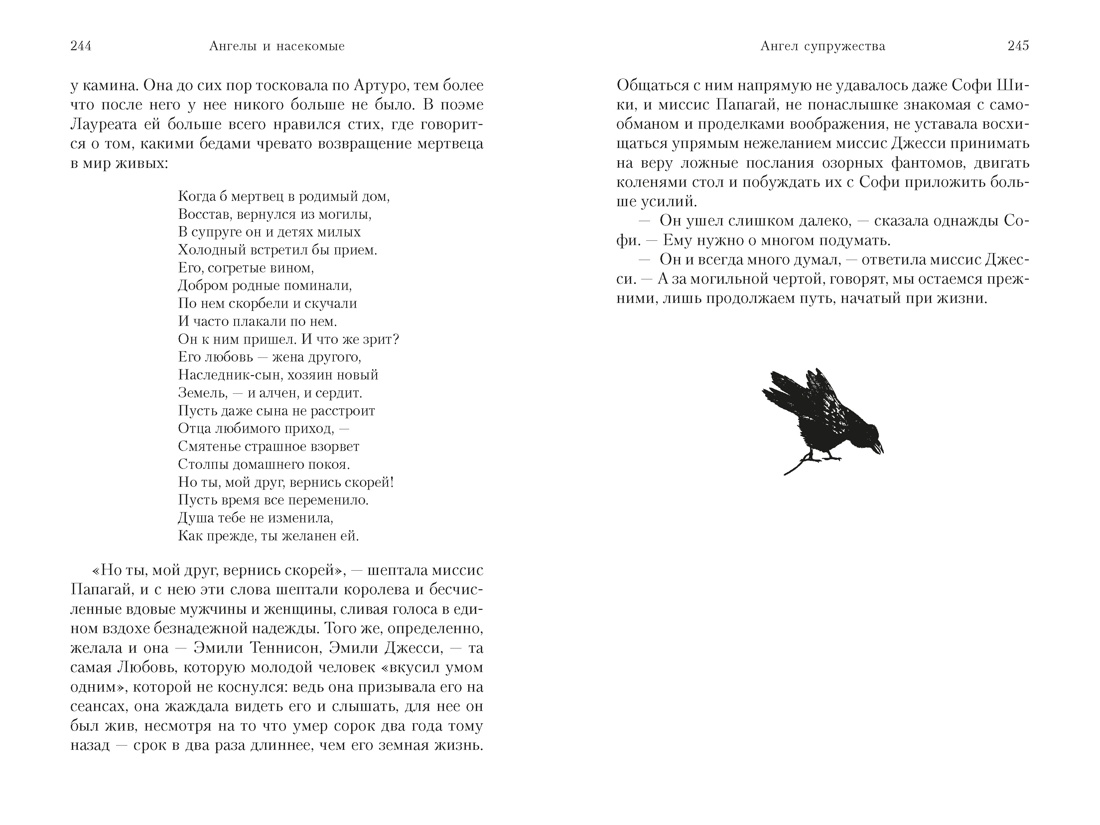 Ангелы и насекомые, Отрывок из книги