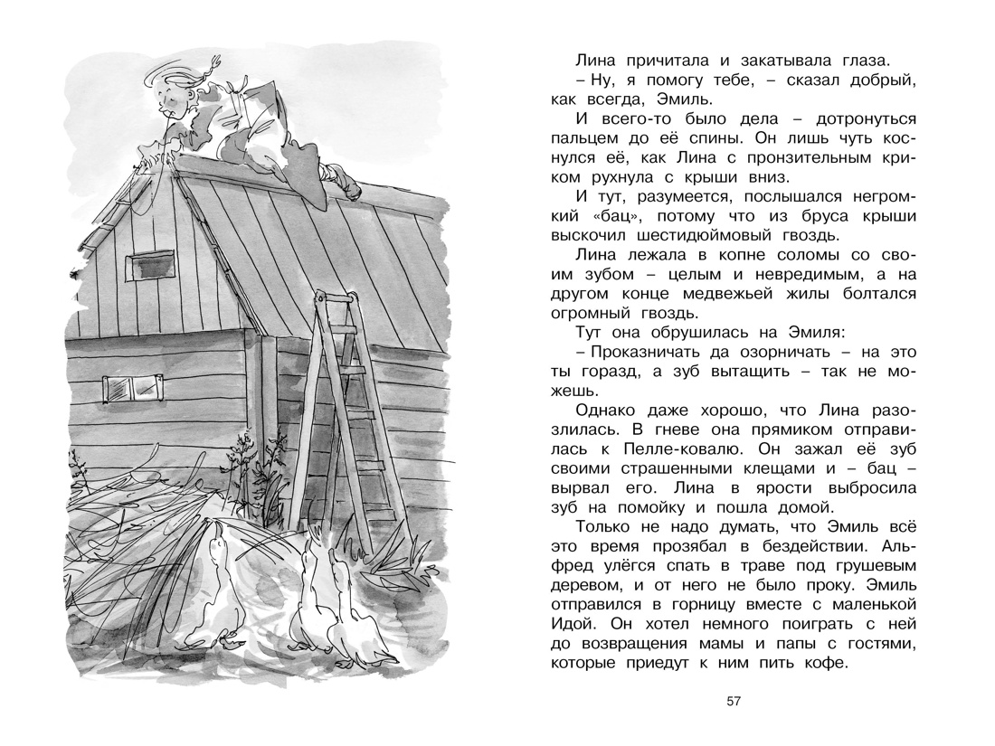 Эмиль из Лённеберги. Линдгрен. Комплект из 2-х книг., Отрывок из книги
