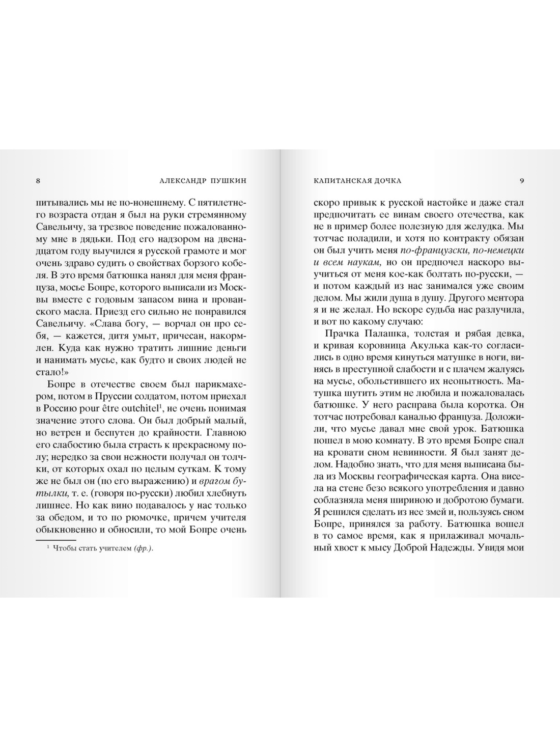 Кастомбук. Капитанская дочка (со стикерами), Отрывок из книги