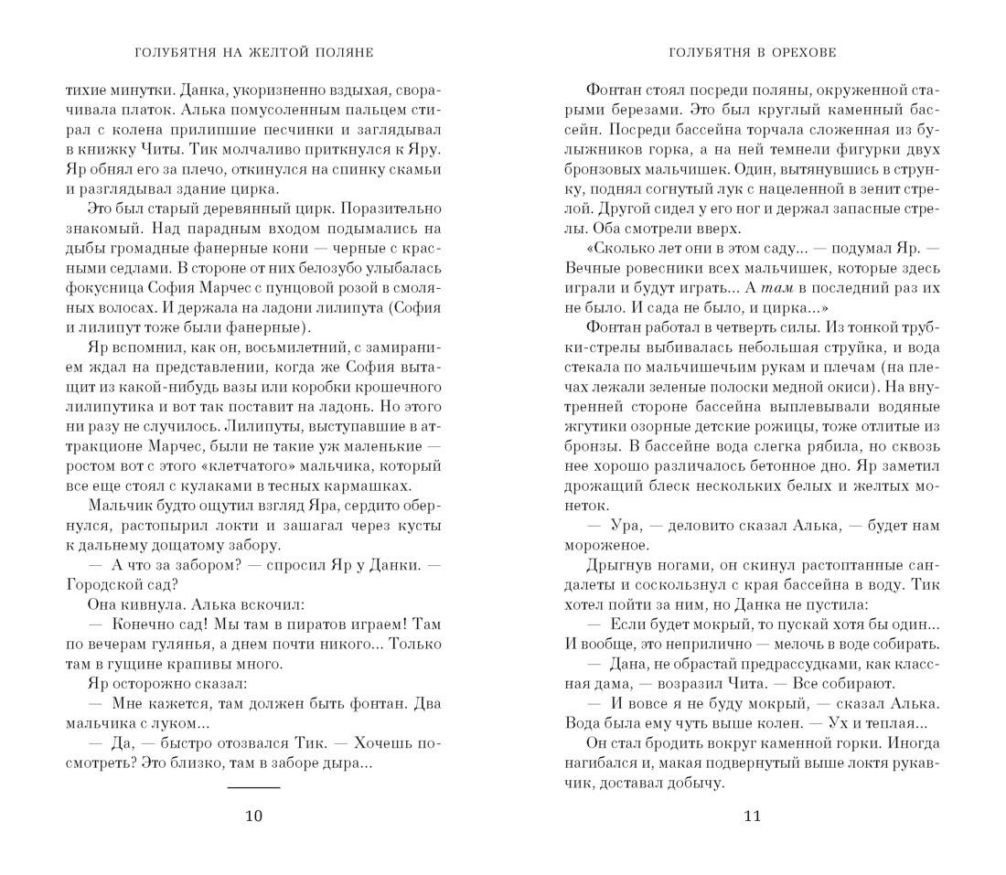 Голубятня на желтой поляне (с илл.), Отрывок из книги