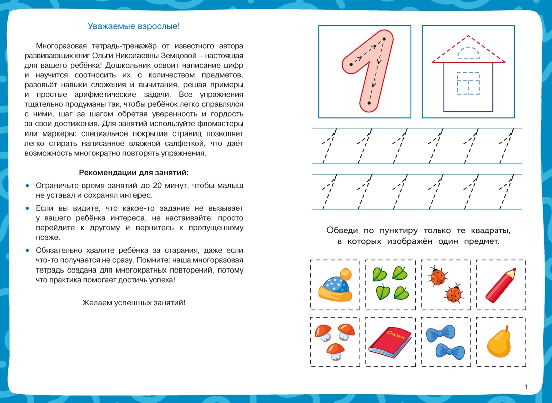 Цифры и счёт, Ольга Земцова