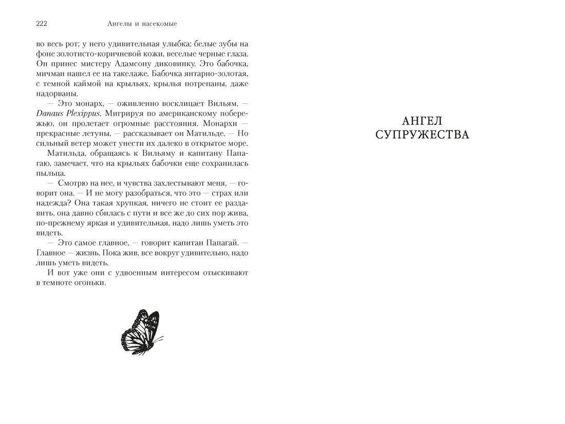 Ангелы и насекомые, Отрывок из книги