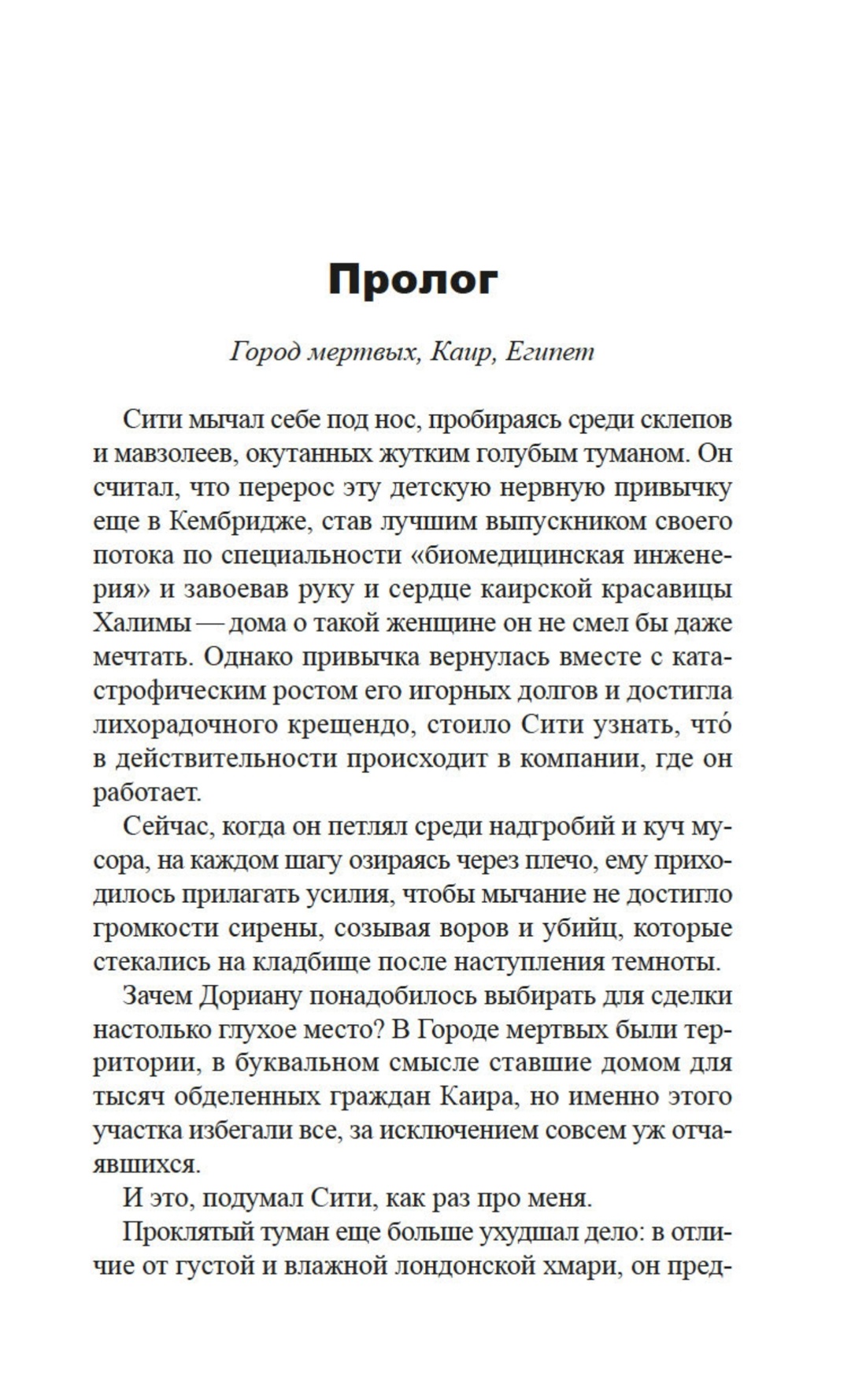 Египтянин, Отрывок из книги