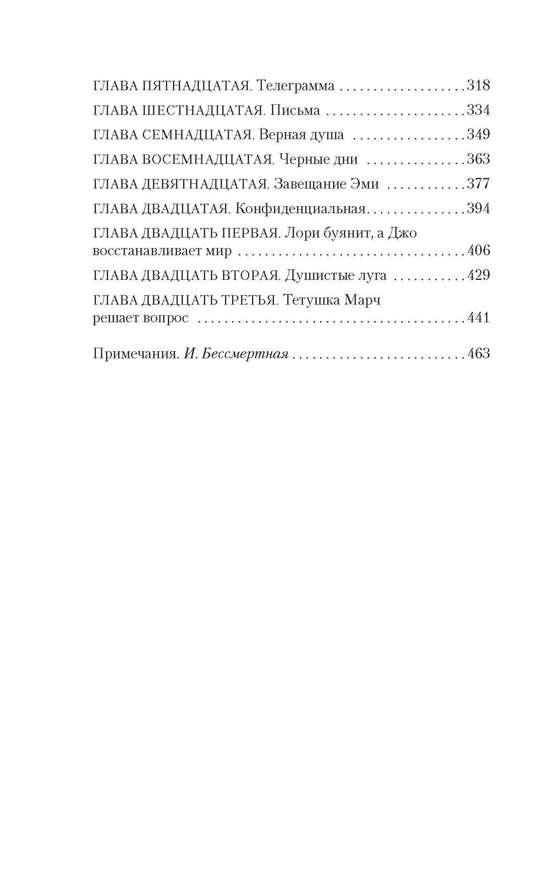 Маленькие женщины, Отрывок из книги