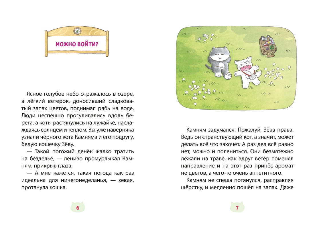 Кот идёт в поход, Отрывок из книги