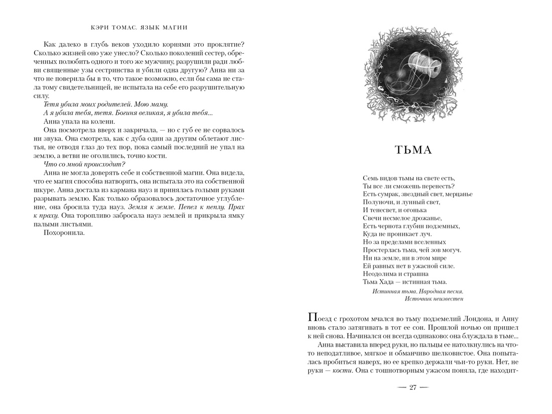 Язык магии. Книга 2. Узоры тьмы, Отрывок из книги