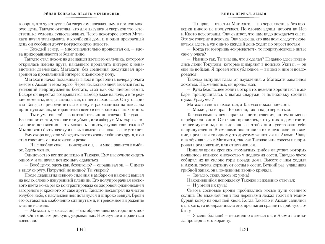 Десять меченосцев, Отрывок из книги