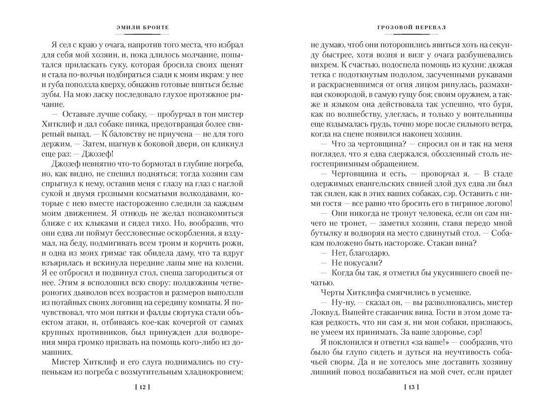 Грозовой перевал. Стихотворения, Отрывок из книги