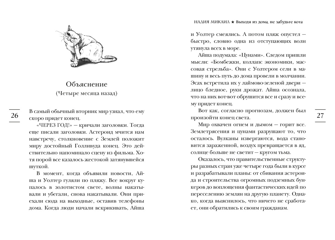 Выходя из дома, не забудьте кота, Отрывок из книги