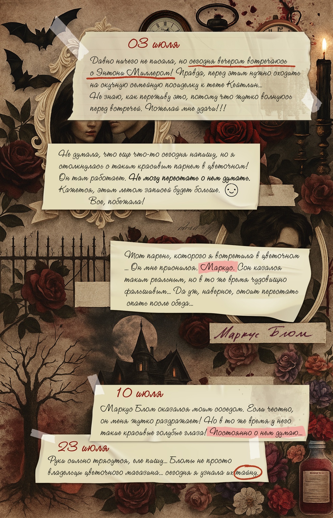 Секреты семьи Блом. Поцелуй вампира, Отрывок из книги