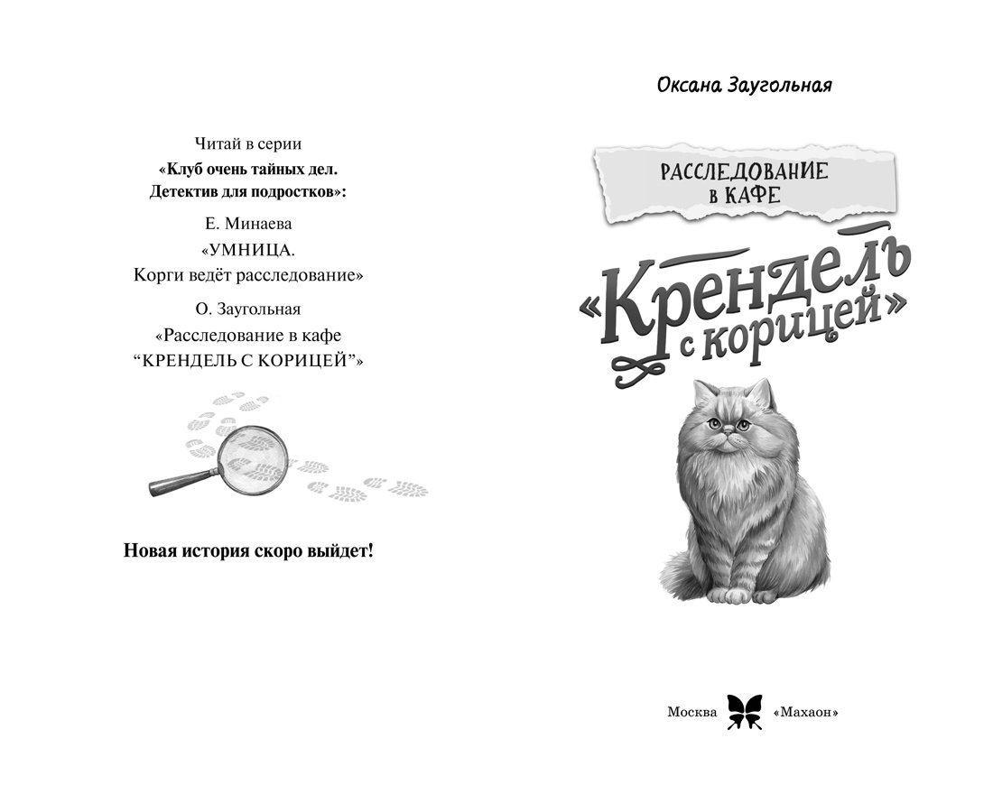 Расследование в кафе «Крендель с корицей», Отрывок из книги