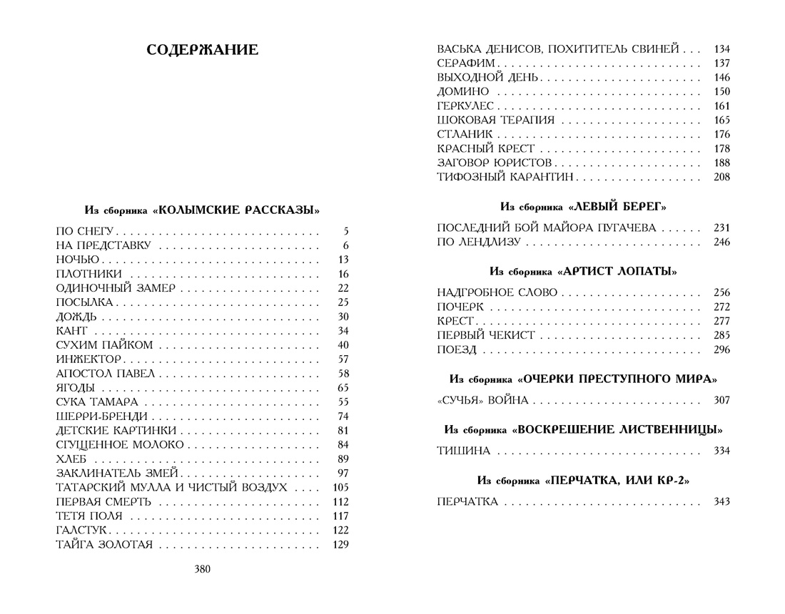 Колымские рассказы, Варлам Шаламов