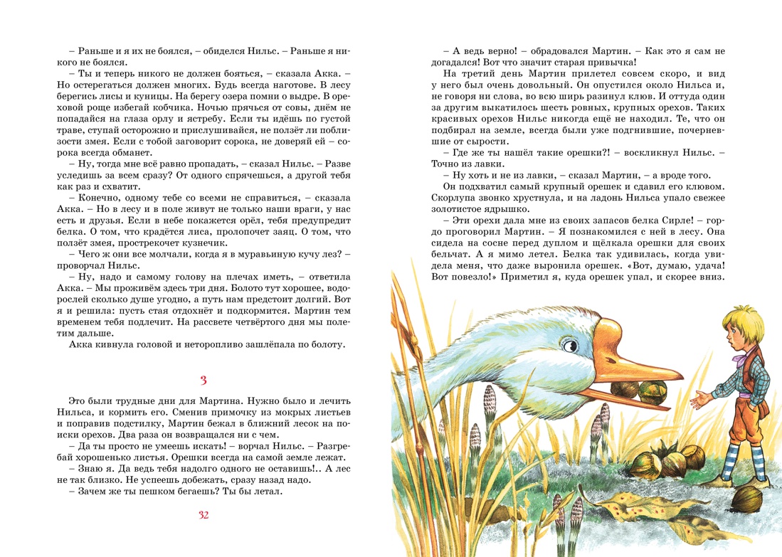 Чудесное путешествие Нильса с дикими гусями, Отрывок из книги
