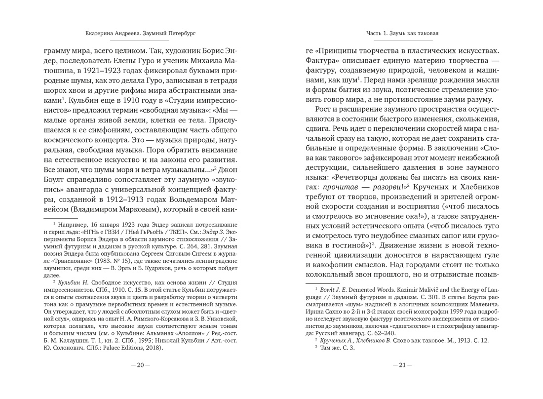 Заумный Петербург, Отрывок из книги