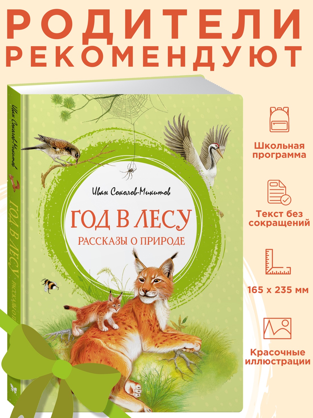 Промо материал к книге "Год в лесу. Рассказы о природе" №0