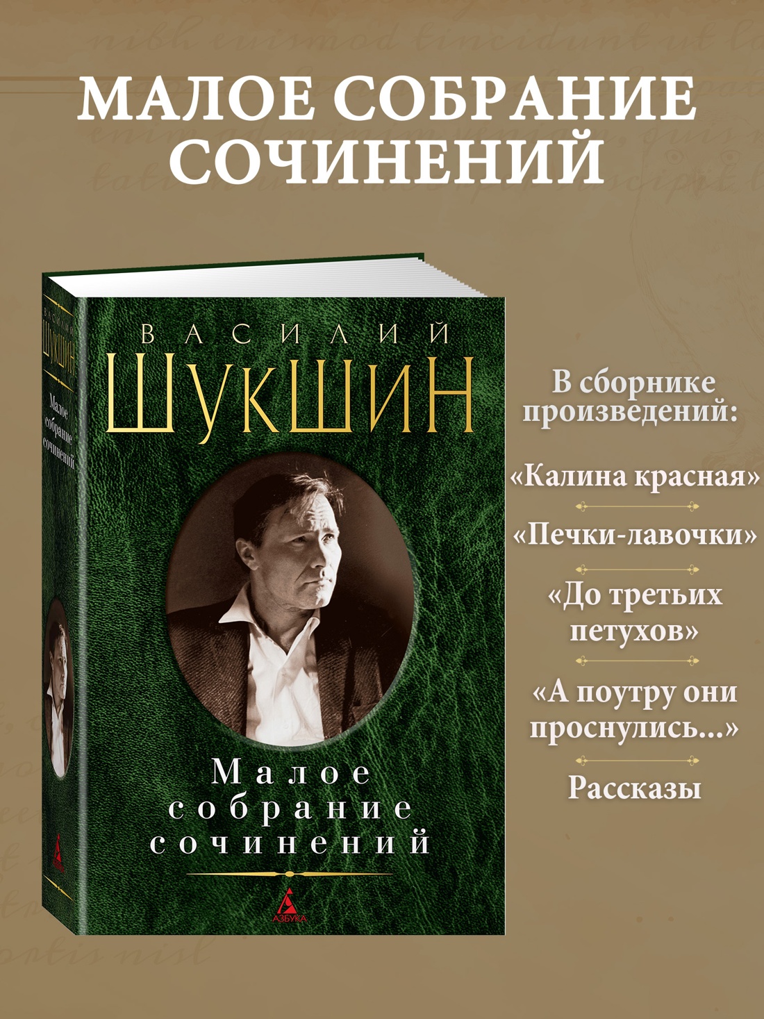 Промо материал к книге "Малое собрание сочинений" №0