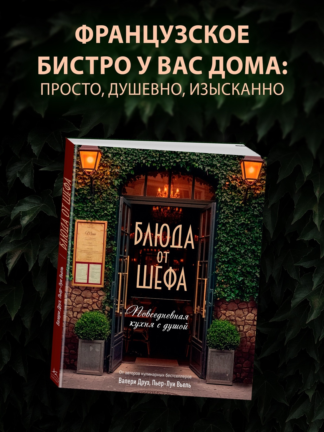 Промо материал к книге "Блюда от шефа. Повседневная кухня с душой" №0