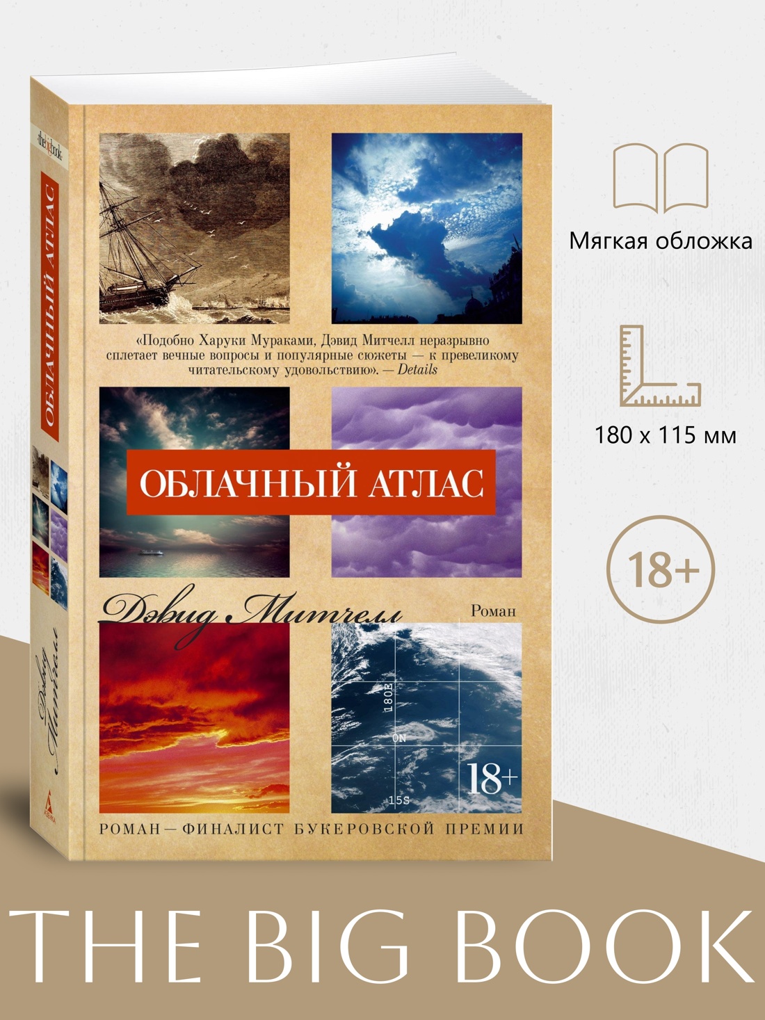 Промо материал к книге "Облачный атлас (мягкая обложка)" №0
