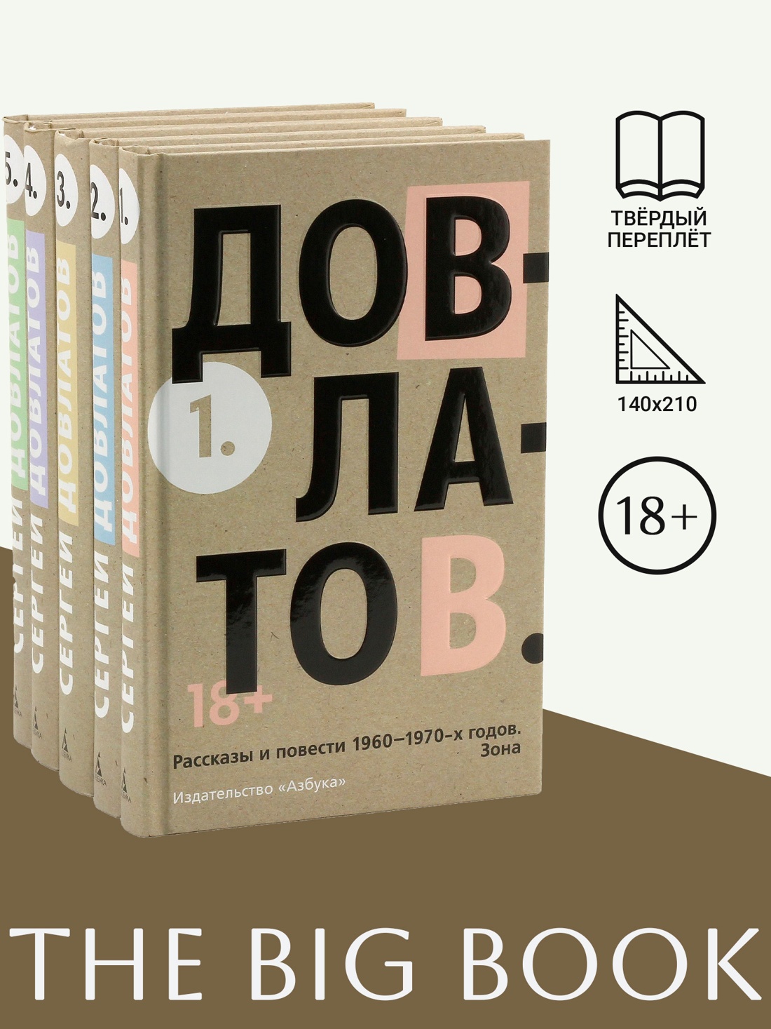 Промо материал к книге "Довлатов С. Пятитомник (комплект)" №0