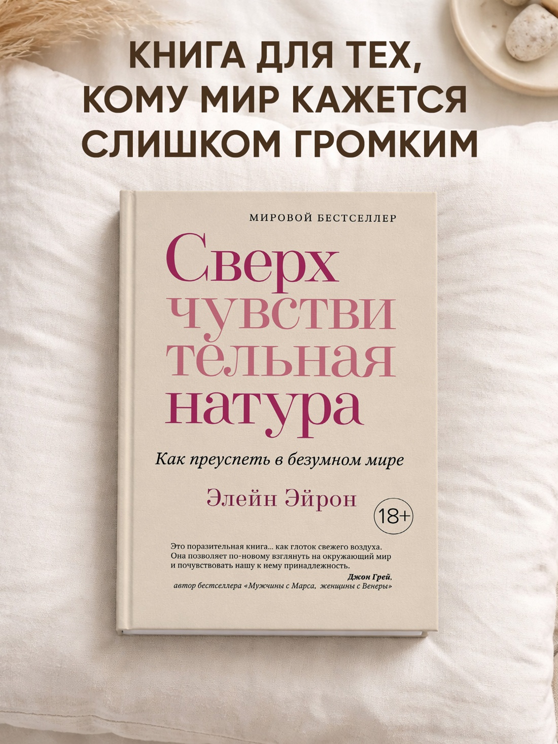 Промо материал к книге "Сверхчувствительная натура. Как преуспеть в безумном мире (мягкая обложка)" №0