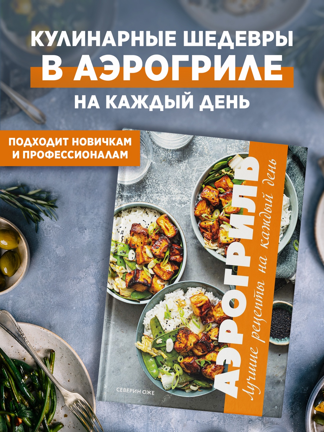Промо материал к книге "Аэрогриль: лучшие рецепты на каждый день" №0