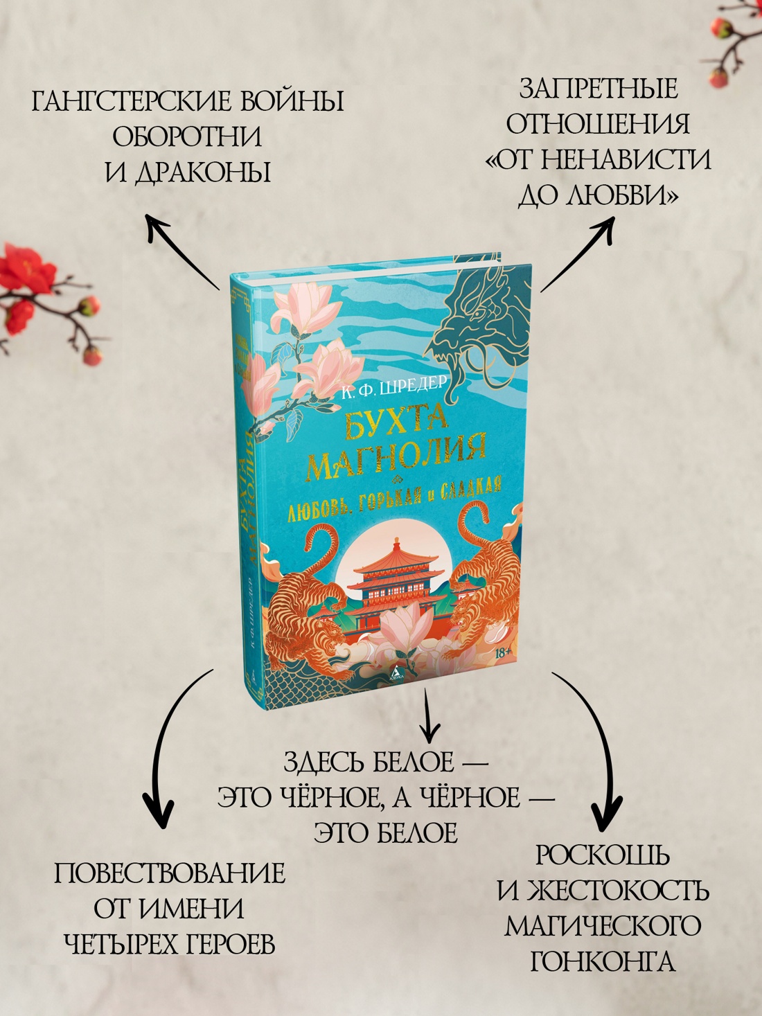 Промо материал к книге "Бухта Магнолия. Книга 2. Любовь, горькая и сладкая" №1