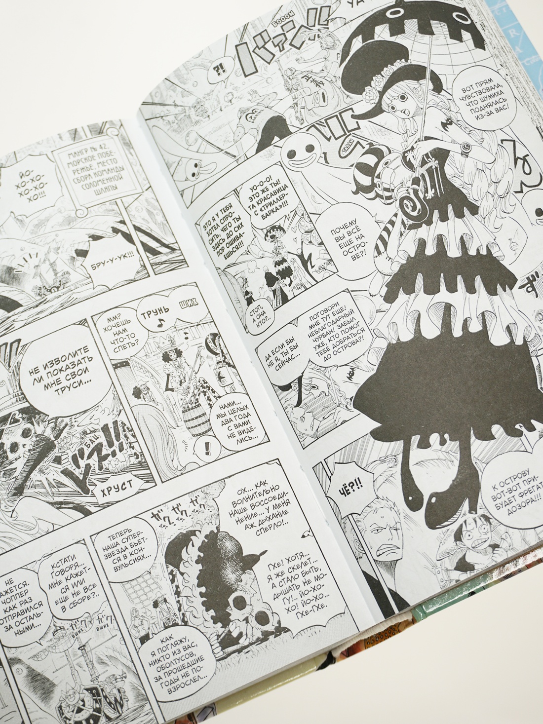 Промо материал к книге "One Piece. Большой куш. Книга 21. На заре приключений : Новый Свет" №5