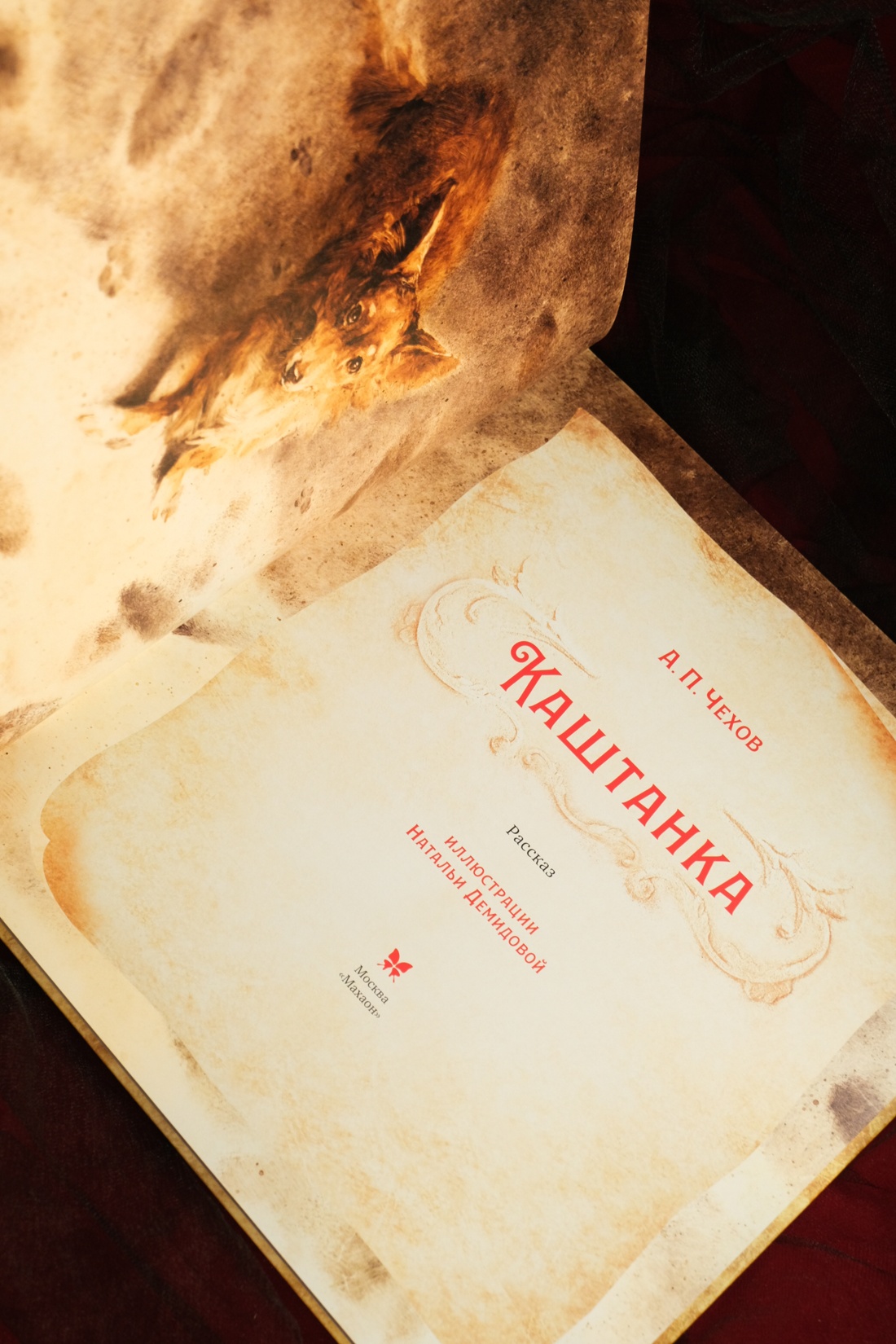 Промо материал к книге "Каштанка" №4