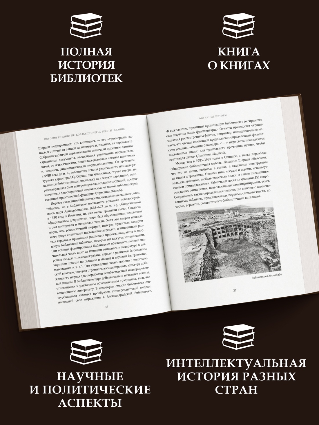 Промо материал к книге "История библиотек: Коллекционеры. Тексты. Здания" №1