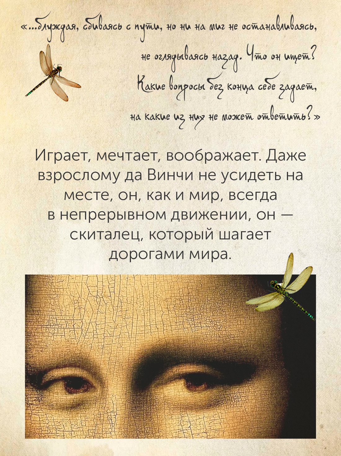 Промо материал к книге "Жизнь Леонардо, мальчишки из Винчи, разностороннего гения, скитальца" №2