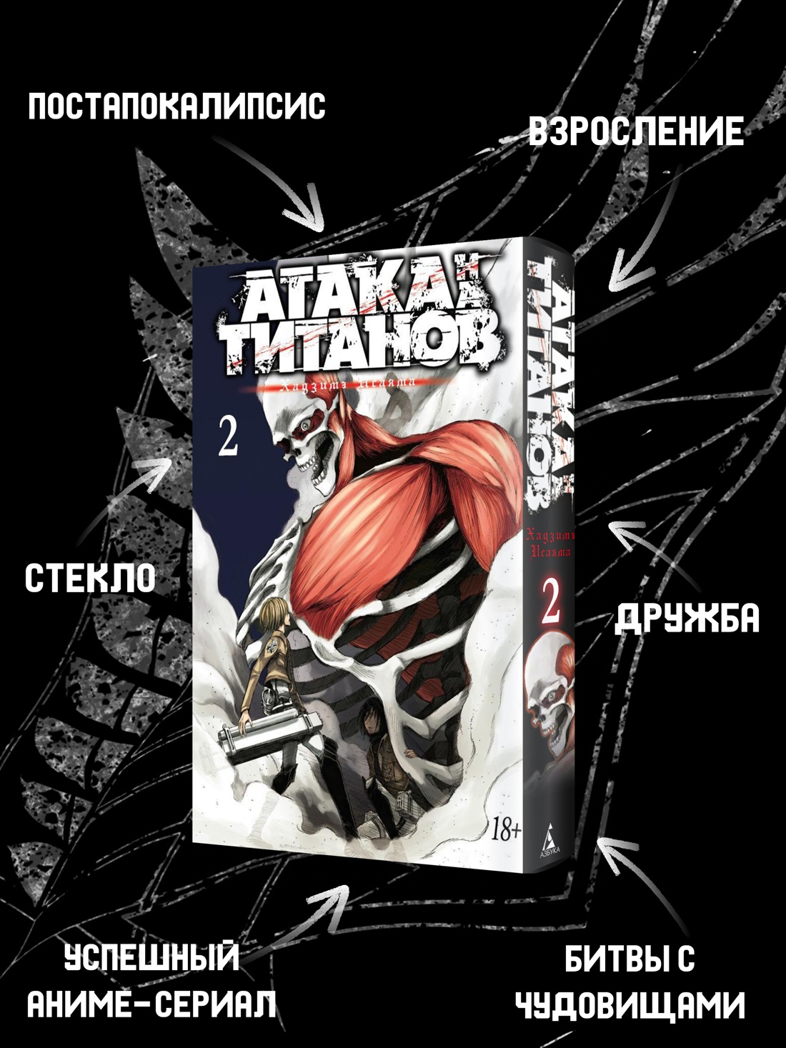 Промо материал к книге "Атака на титанов. Книга 2" №1