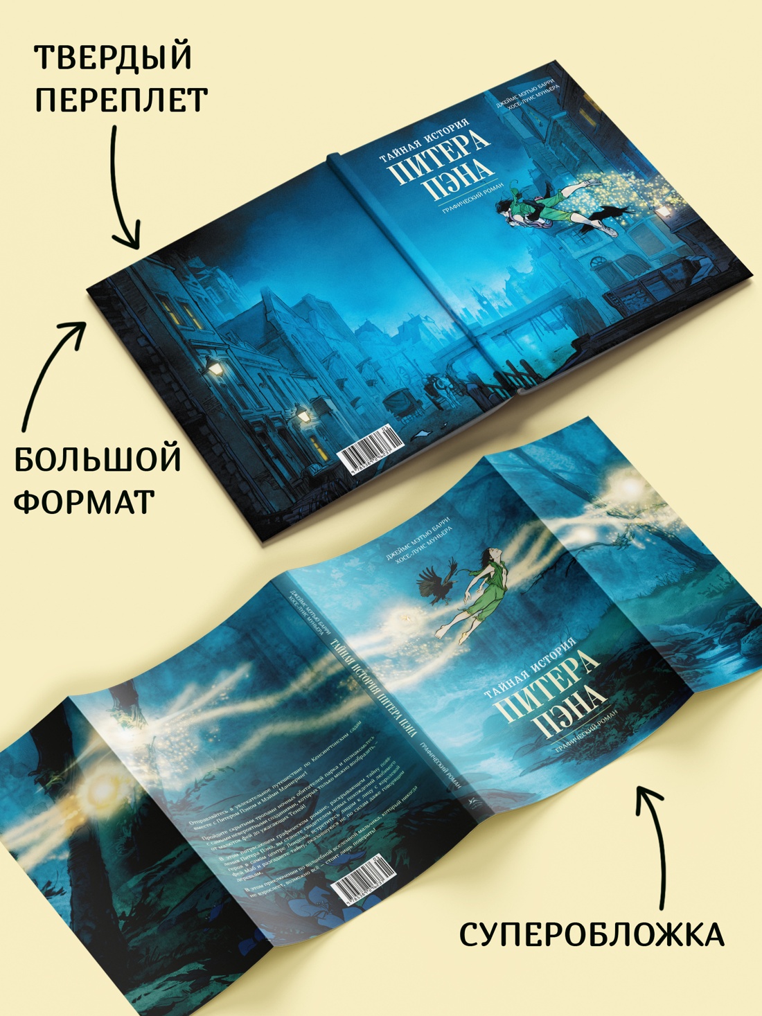 Промо материал к книге "Тайная история Питера Пэна: графический роман" №3