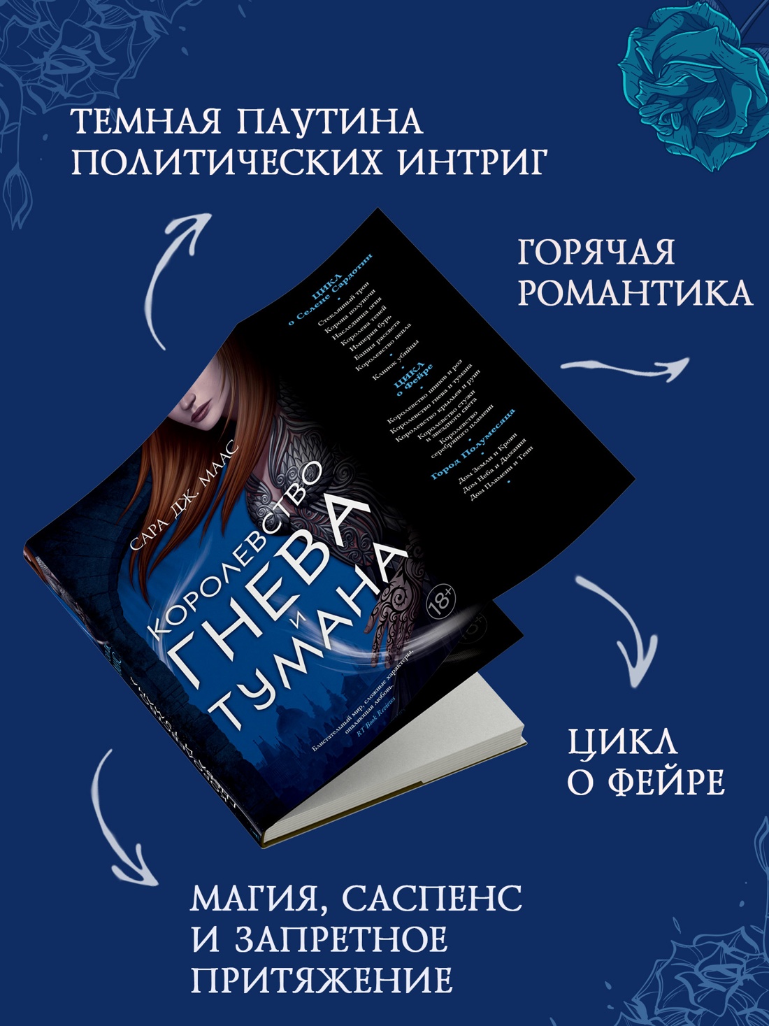 Промо материал к книге "Королевство гнева и тумана (С. Дж. Маас. Новая фэнтези)" №1
