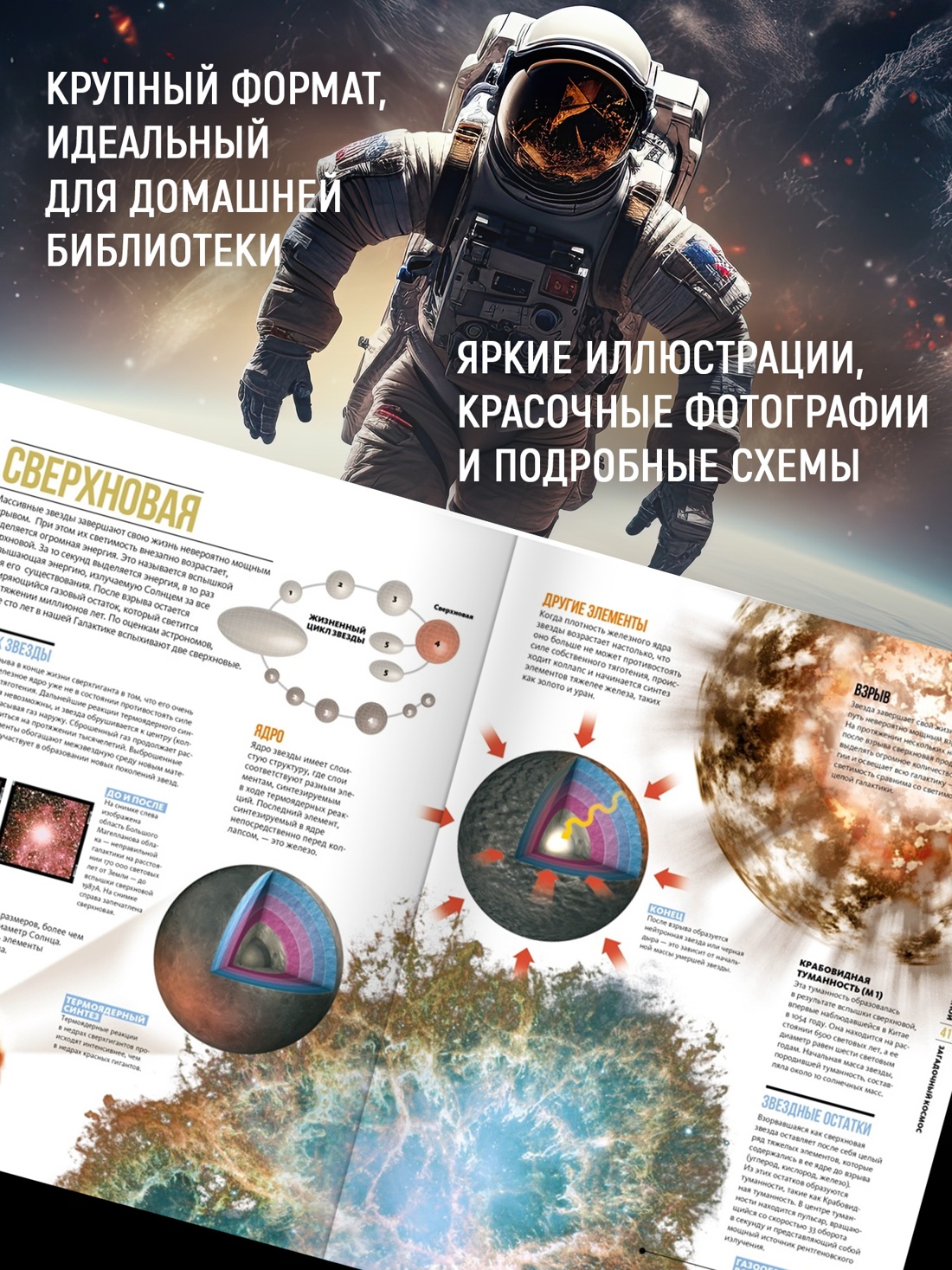 Промо материал к книге "Тайны Вселенной. Большая иллюстрированная энциклопедия" №1