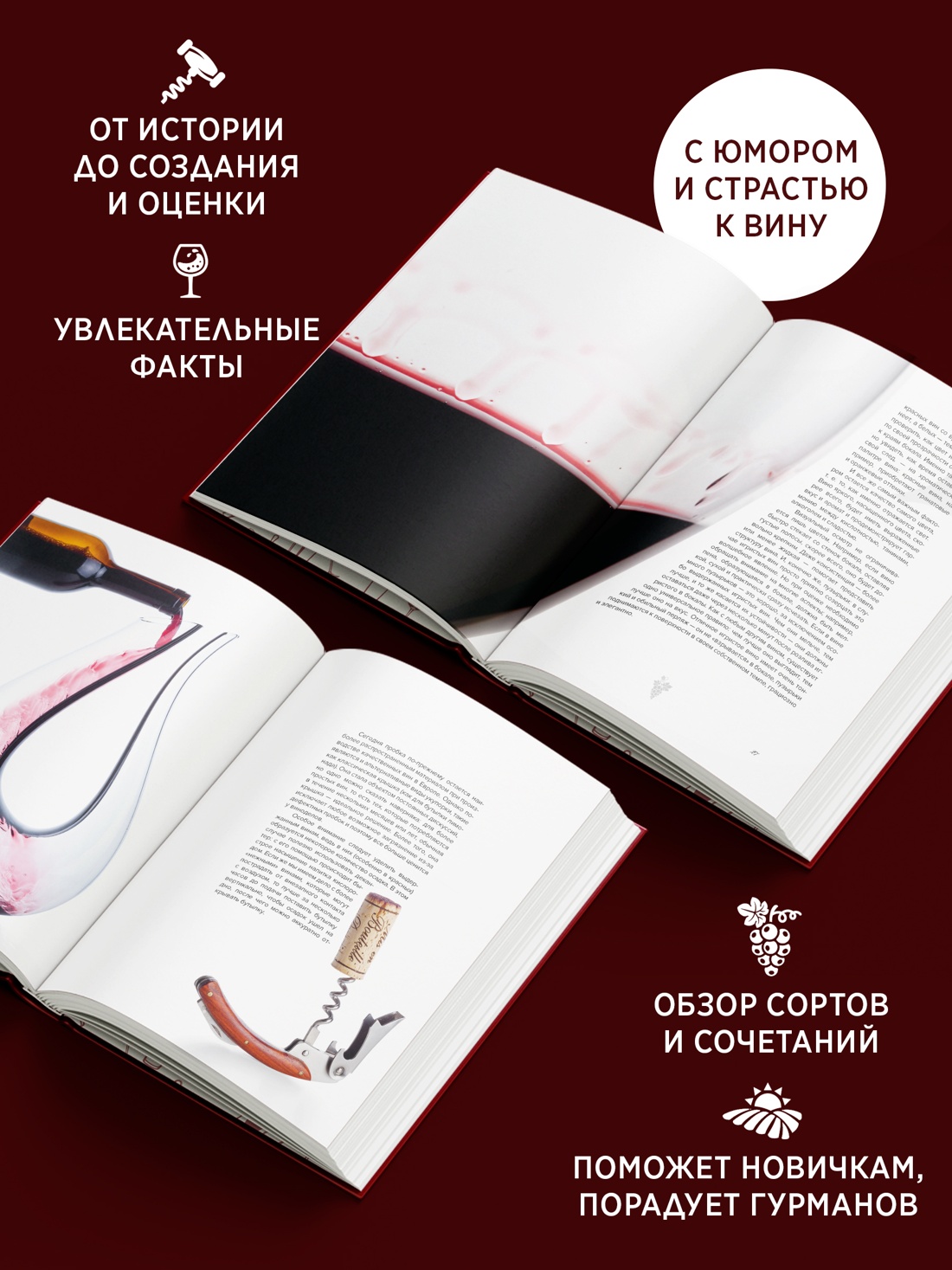 Промо материал к книге "Маленькая книга гурмана. Вино" №1