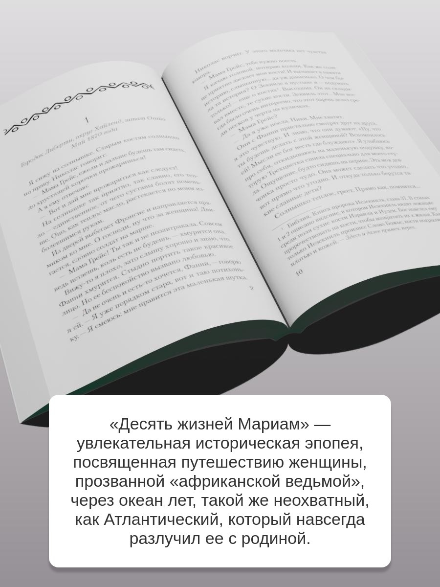 Промо материал к книге "Десять жизней Мариам (мягкая обложка)" №2