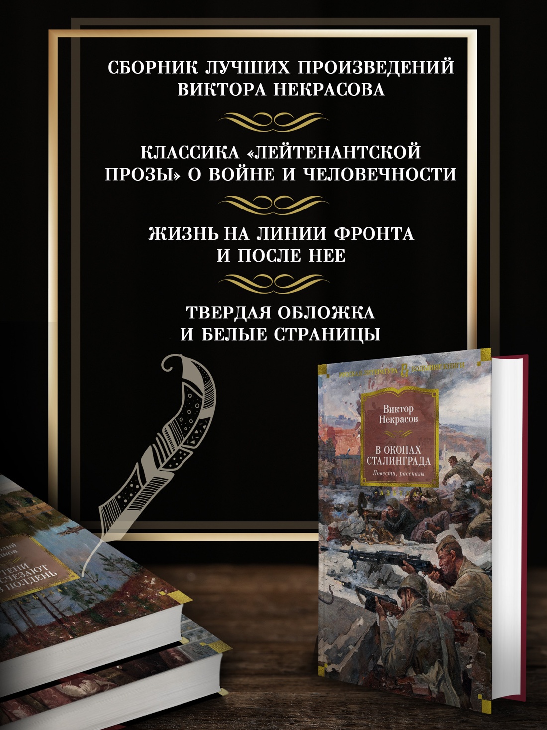 Промо материал к книге "В окопах Сталинграда. Повести, рассказы" №1