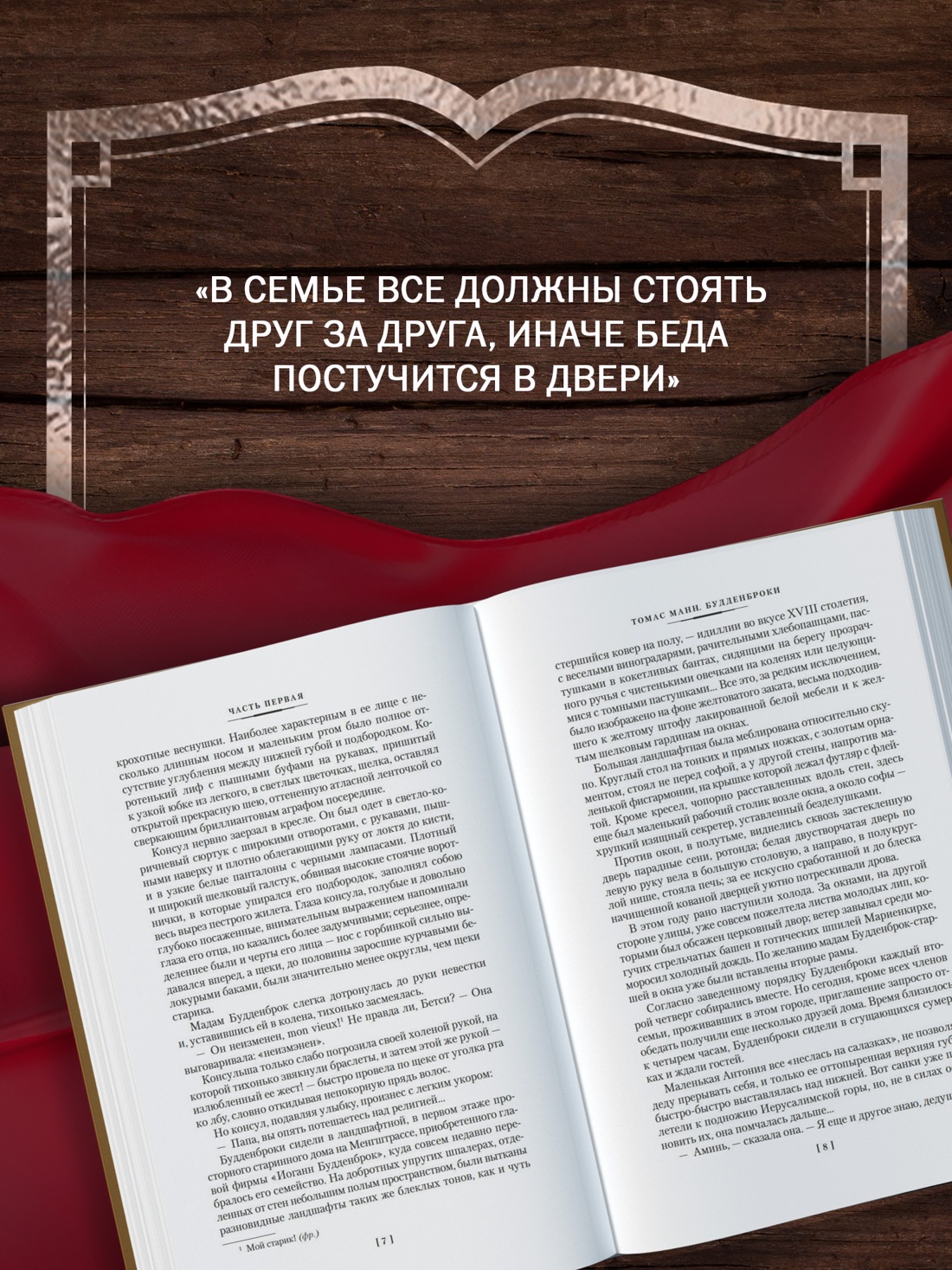 Промо материал к книге "Будденброки. История гибели одного семейства" №3